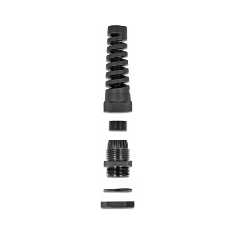 Uvodnica za kabel DELOCK PG11 (IP68, za kabel 5-10 mm, s rasterećenjem natezanja) crna-2