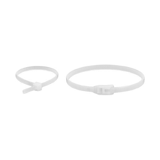 Vezice za kabele DELOCK (150 x 3.6 mm, ravna glava, 100 kom, crne)-1