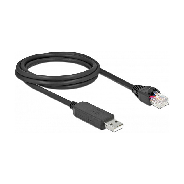 USB na RS-232 RJ45 serijski kabel DELOCK 64161 (FTDI čipset, 2 m)-1
