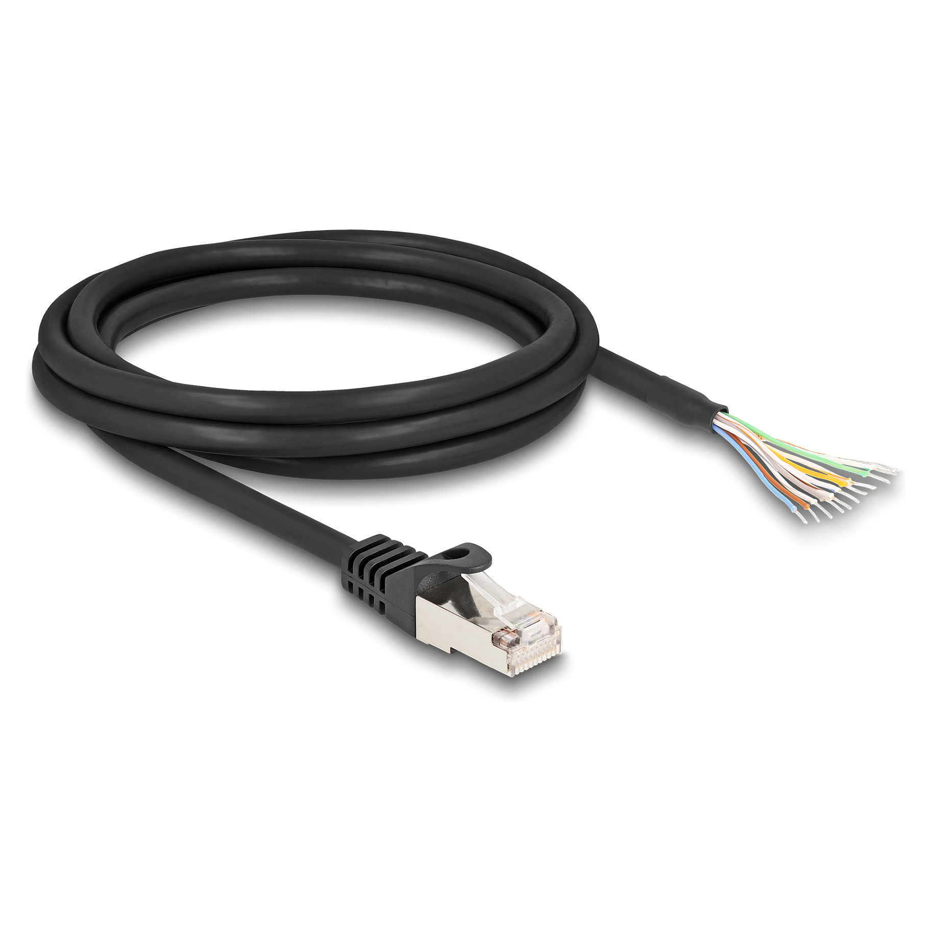 Mrežni kabel DELOCK RJ50 na otvorene krajeve (S/FTP, Cat.6A, 2 m)-1