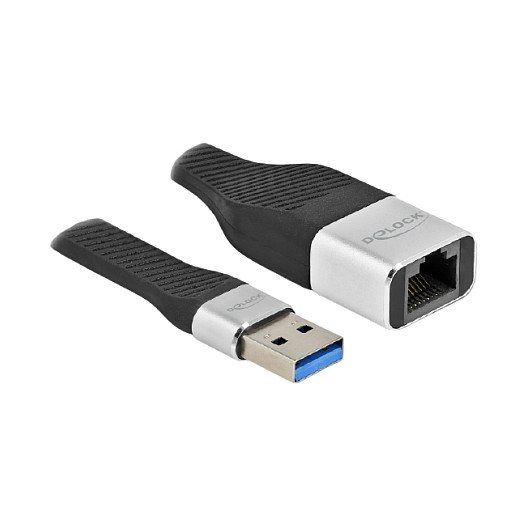 Delock USB-A 3.2 na Gigabit LAN mrežni adapter (FPC kabel, 1000 Mbps, 13 cm)-0