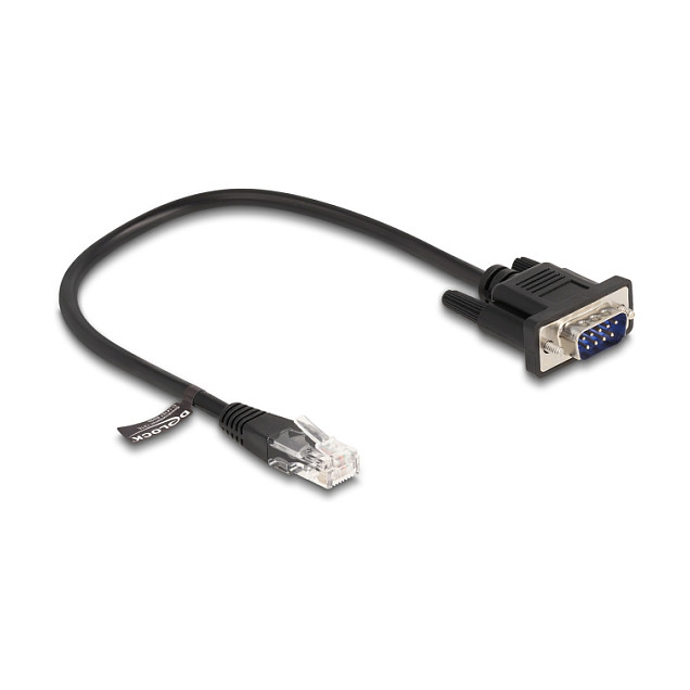 Adapter kabel DELOCK RJ45 na Serijski RS-232 DB9 (M/M), 30 cm