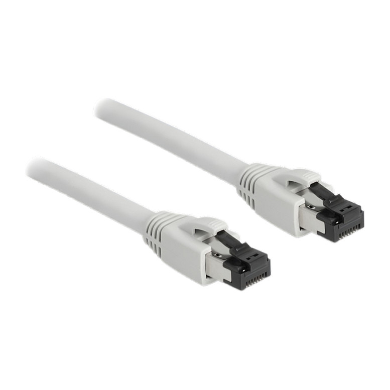 Mrežni kabel DELOCK Cat.8.1 S/FTP (10m, 40 Gbps, LSZH) sivi-0