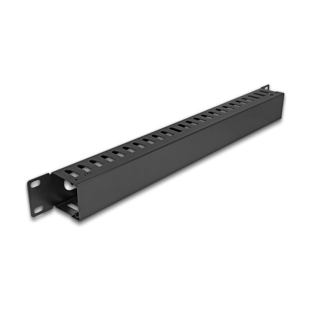 Panel za kabele DELOCK 81558 (19", 1U, 2 otvora, metalni)