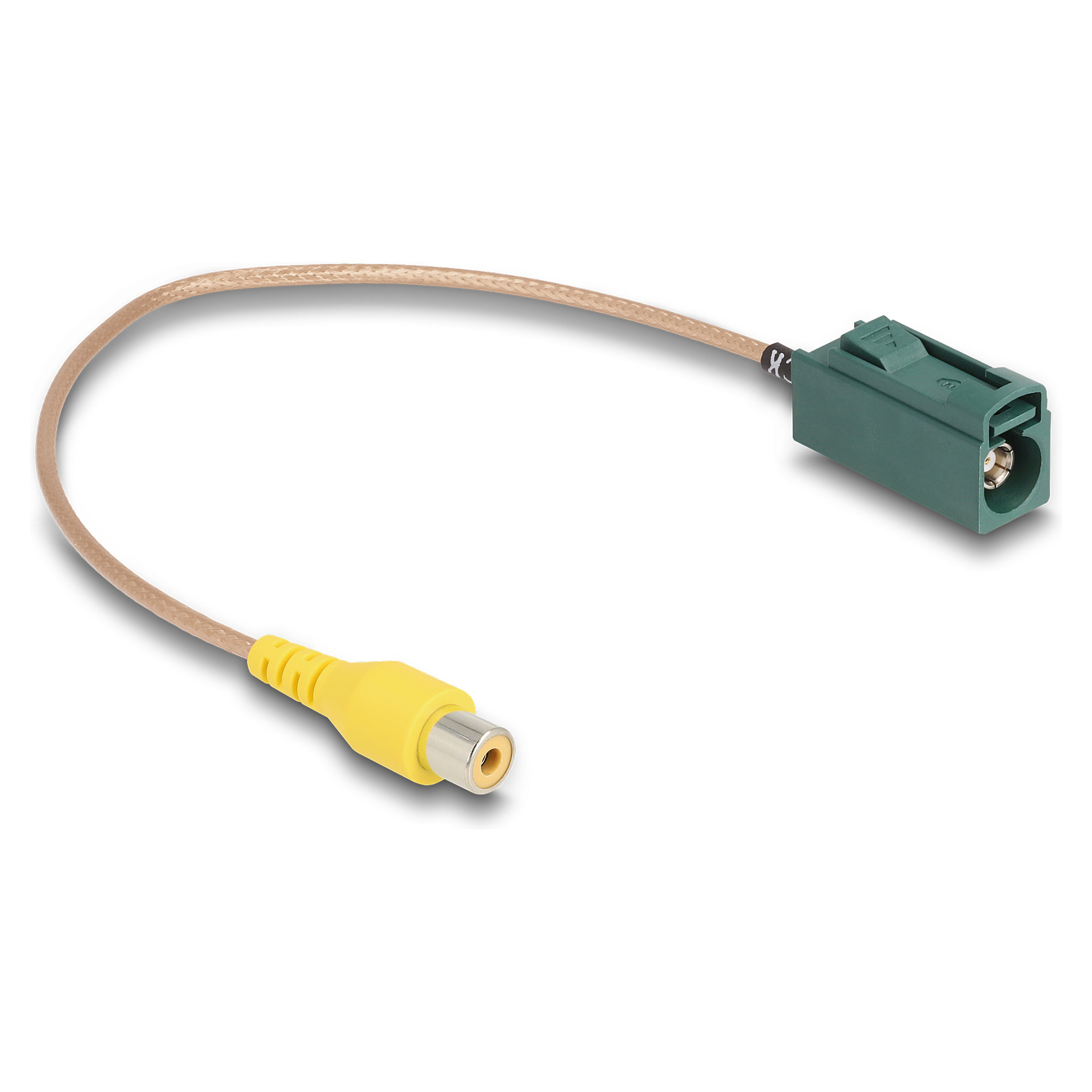 Kabel DELOCK FAKRA E (ženski) na Cinch (ženski) RG-179, 32 cm