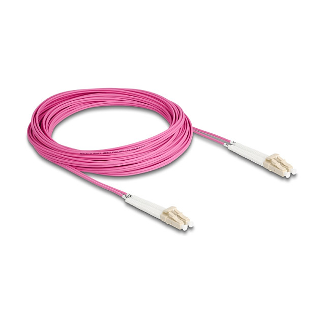 Optički kabel DELOCK LC Duplex na LC Duplex Multimode OM4 10m (podesivi kut konektora)-1