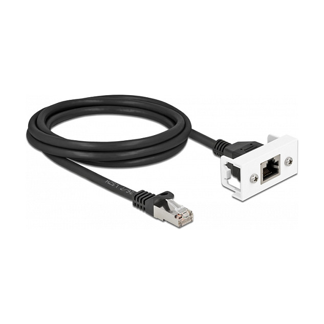 Mrežni produžni kabel DELOCK Easy 45 (Cat.6A, S/FTP, RJ45 M/Ž, 2 m)