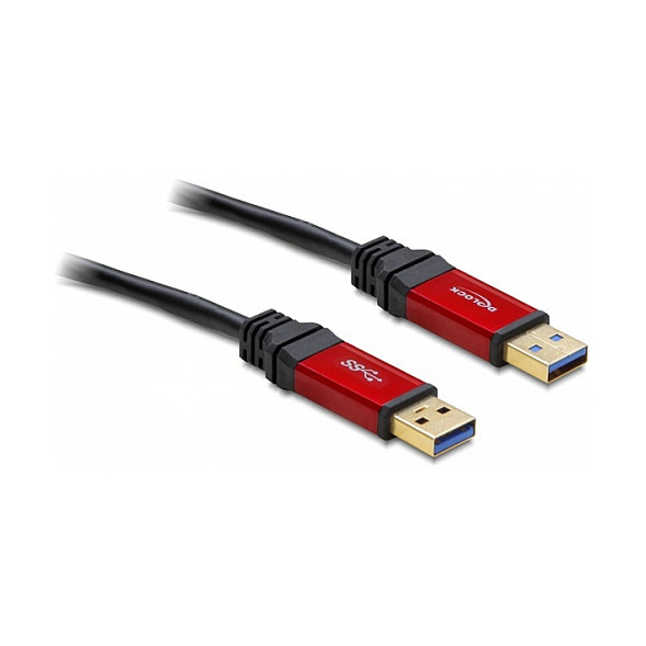 USB kabel DELOCK 82747 (USB-A na USB-A, 5 Gbps, 5 m, metalno kućište)
