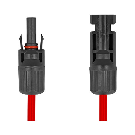 Solarni plosnati kabel DELOCK DL4 (muški na ženski, 1m, crveni, 4mm², IP67)-2