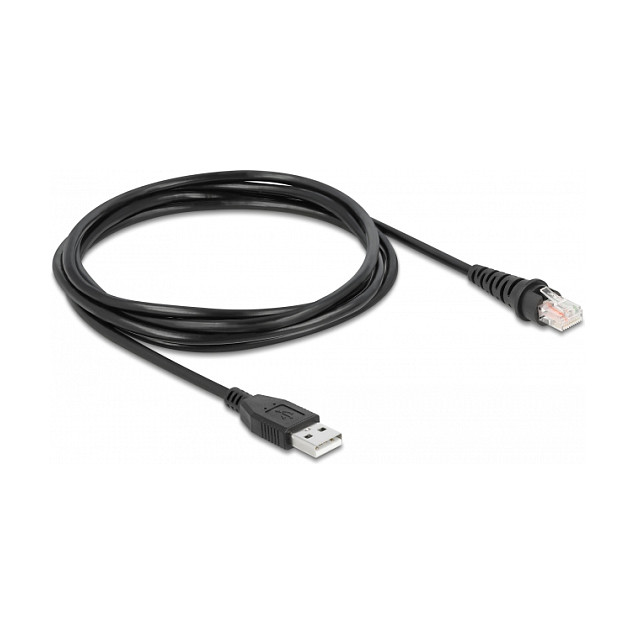 Kabel DELOCK RJ50 na USB-A za barkod skener (1.5 m, FTDI čipset)-1