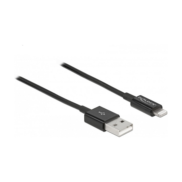 USB kabel DELOCK 83002 (USB-A na Lightning, 1 m) crni-0