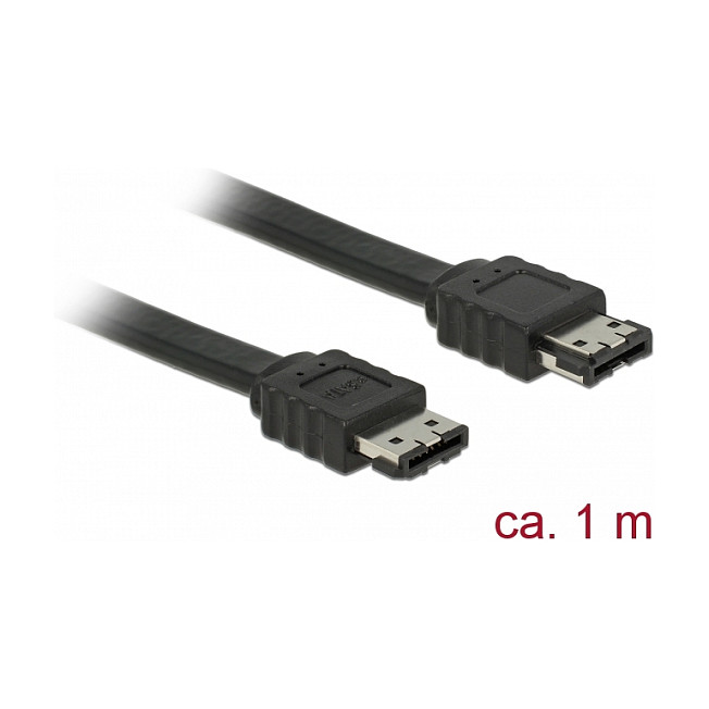 eSATA produžni kabel DELOCK 1m (eSATA ženski > eSATA ženski, 3 Gb/s)-1