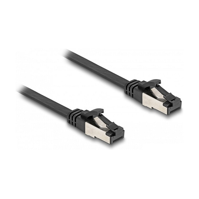 Mrežni kabel DELOCK Cat.8.1 S/FTP 0.5m (40 Gbps, 2000 MHz, plosnati)-0