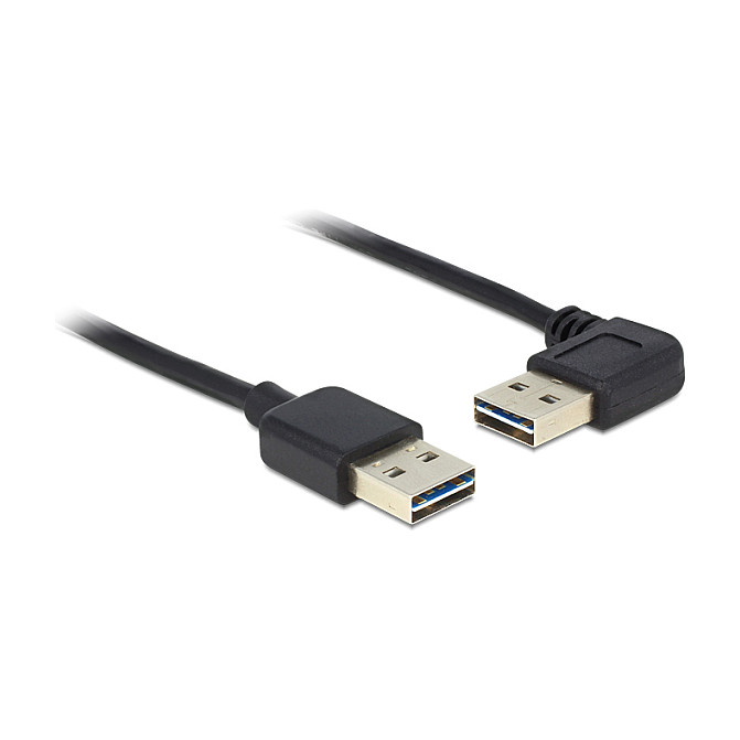USB kabel DELOCK EASY-USB 2.0 A-muški na A-muški kutni (3m, 480 Mbps)-0