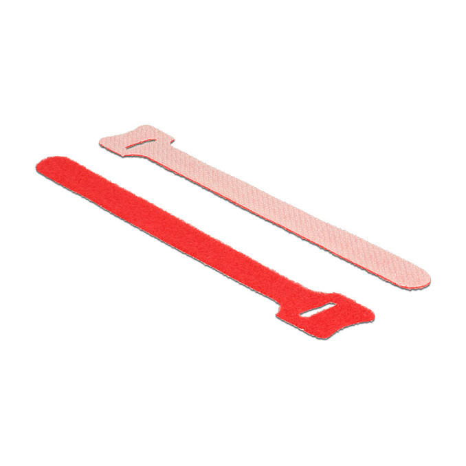 Velcro vezice za kabele DELOCK, 150 x 12 mm, 10 komada, crvene-0
