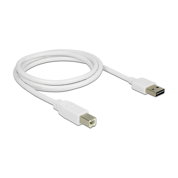 USB kabel DELOCK 83686 (EASY-USB 2.0 A na B, 1 m, bijeli)-1