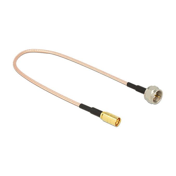 Antenski kabel DELOCK F konektor (M) na SMB konektor (M) RG-316 25 cm (50 Ohm)