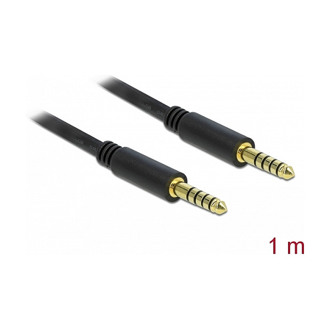 Audio kabel DELOCK 4.4 mm 5-pinski (muški na muški, 1 m)-1