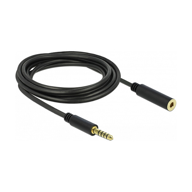 Audio produžni kabel DELOCK 4.4 mm 5-pin (M/Ž), 3m, balansirani