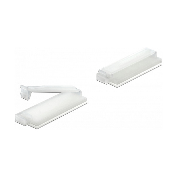 Organizator kabela DELOCK 60182 (samoljepljivi, s kopčom, 10 kom, do 10.2 mm)-1