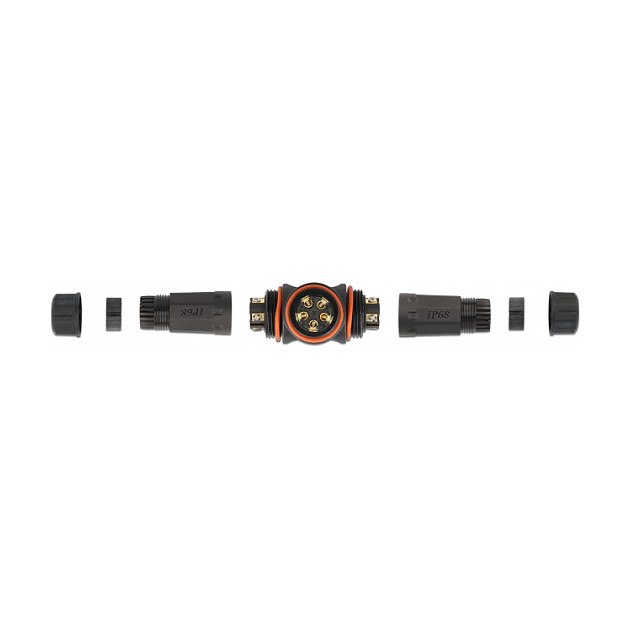 Konektor za kabel DELOCK T-oblik 5-pinski (IP68, za kabele 4.5 - 7.5 mm)-1