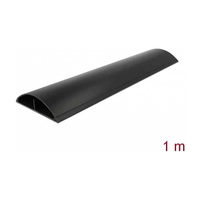 Kanalica za kablove DELOCK samoljepljiva 119 x 26 mm (1 m, crna)-1