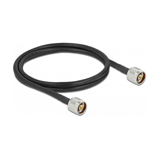 Antenski kabel DELOCK 90453 (N-muški na N-muški, LMR300, 1m, niski gubici)-0