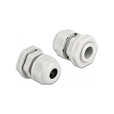 Uvodnica za kabel DELOCK PG9 (3 ulaza, IP68, siva, 2 kom)-1