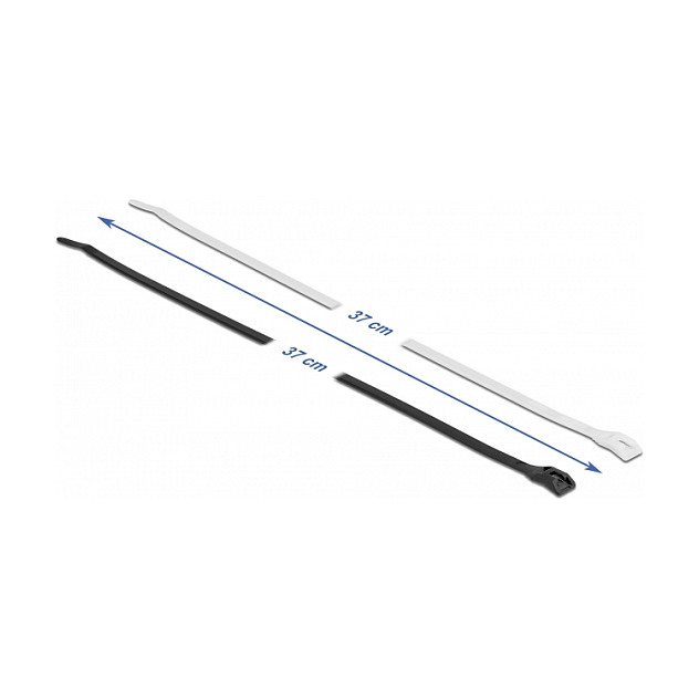Vezice za kabele DELOCK 370 x 4.6 mm (100 komada, crne)-4