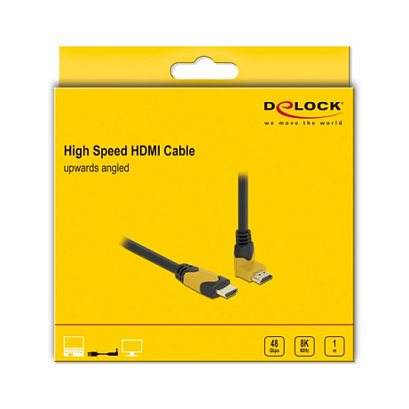 HDMI kabel DELOCK 86988 (8K 60Hz, 48 Gbps, 90° kutni konektor, 1 m)-2