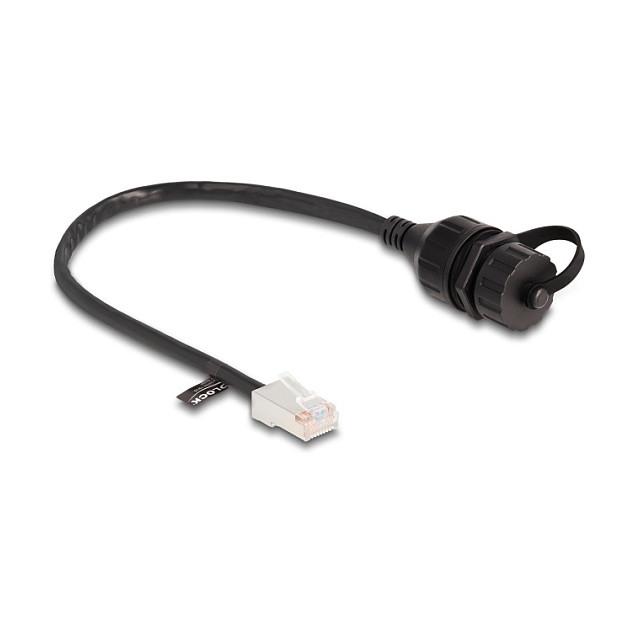 Mrežni kabel DELOCK RJ45 Cat.5e FTP produžni za ugradnju (IP68, 25 cm)