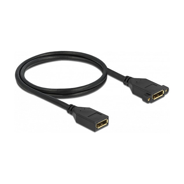 Delock DisplayPort 1.2 kabel za ugradnju (F/F) 1m, 4K 60Hz (87100)-0