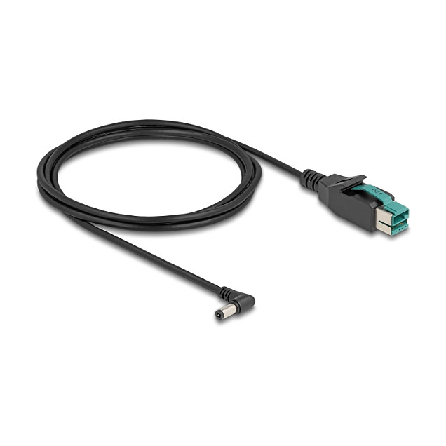 PoweredUSB kabel DELOCK 12V na DC 5.5 x 2.5mm kutni, 2m-1