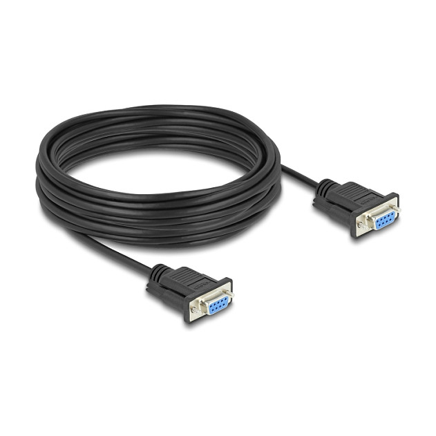Serijski kabel DELOCK RS-232 D-Sub9 (ž/ž) 10m, usko kućište konektora-0