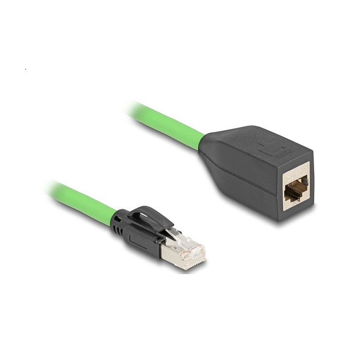 Mrežni produžni kabel DELOCK RJ45 Cat.6A S/FTP (2m, PUR oklop, za industrijsku primjenu)-0