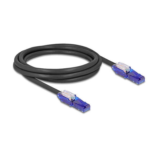 Mrežni kabel DELOCK Cat.6 U/UTP 2m (180° kutni konektori)-0