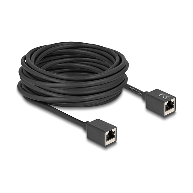 Mrežni produžni kabel DELOCK Cat.6A S/FTP (RJ45 M na RJ45 Ž, 10 m)-0