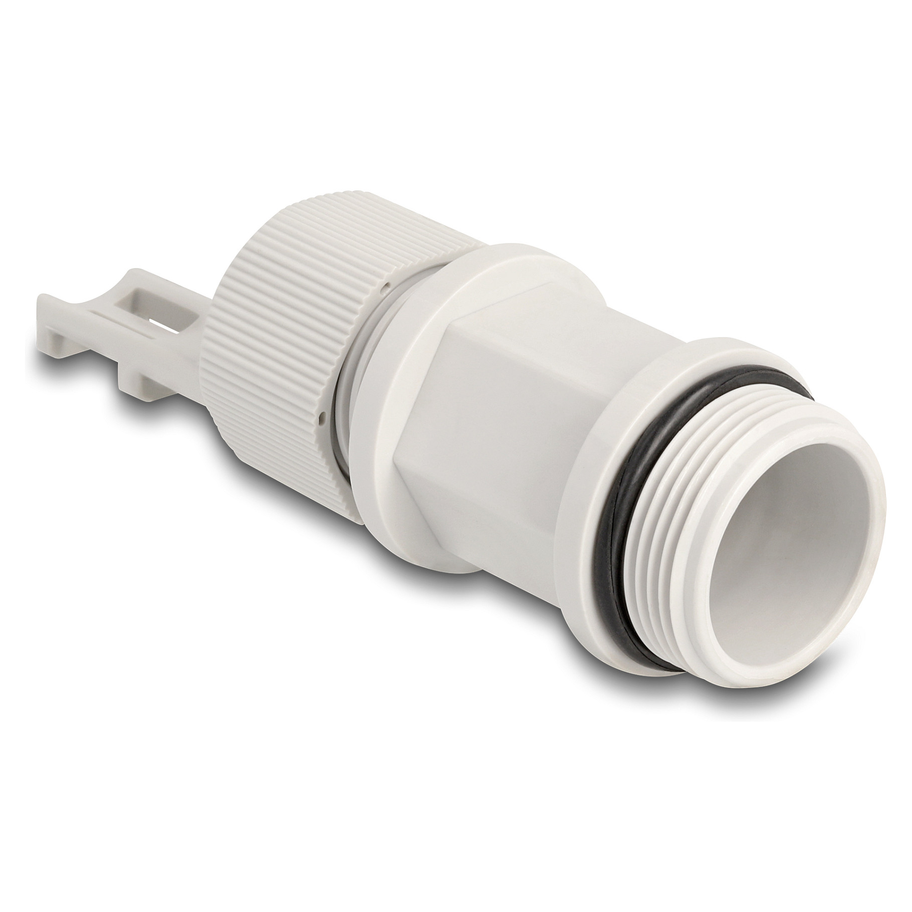Uvodnica za kabel DELOCK M28 s nosačem za vezicu (IP68, 13-18 mm) siva-1