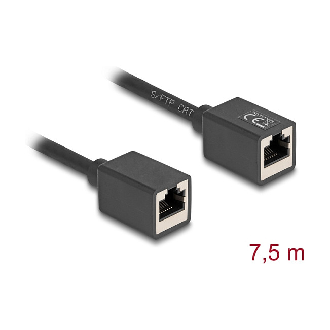 Mrežni produžni kabel DELOCK 90334 (Cat.6A, S/FTP, RJ45 M/Ž, 7.5 m)-1