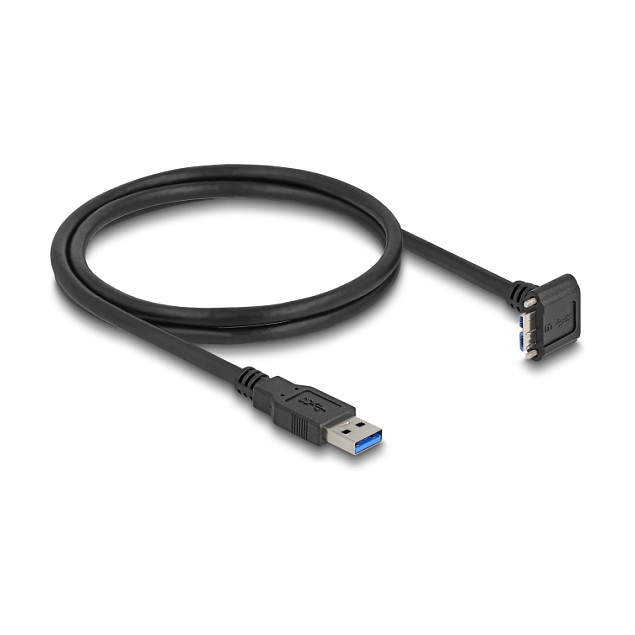 USB kabel DELOCK 81030 (USB-A na Micro-B, 5 Gbps, 90° kutni, 1 m)-0