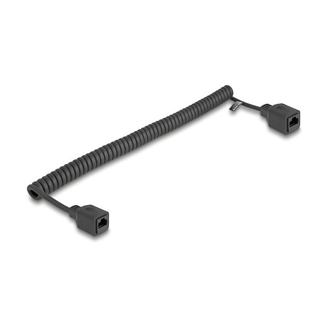 Mrežni kabel DELOCK 90673 RJ45 spiralni produžni (1-3 m, Cat.5e, UTP)-0