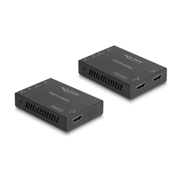 HDMI Extender DELOCK 65955 Set (4K 60Hz, do 50m, HDR, PoC)
