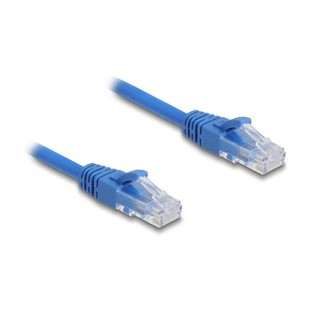 Mrežni kabel DELOCK RJ45 Cat.6 UTP spiralni (0.6 - 1.2 m, plavi)-1