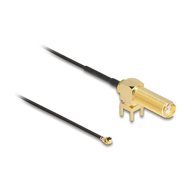 Antenski kabel DELOCK SMA 90° PCB utičnica na MHF I utikač 15 cm (1.13, 50 Ohm)-0