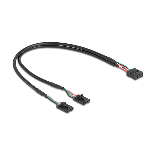 USB kabel DELOCK 84513 (10-pinski na 2x 4-pinski konektor, 30 cm)