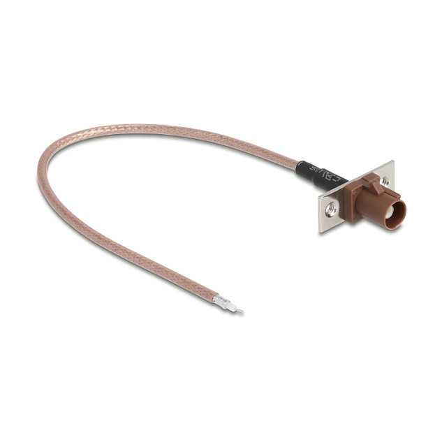 DELOCK Antenski kabel FAKRA F (ženski) na otvorene krajeve RG-316 (20 cm, 50 Ohm)