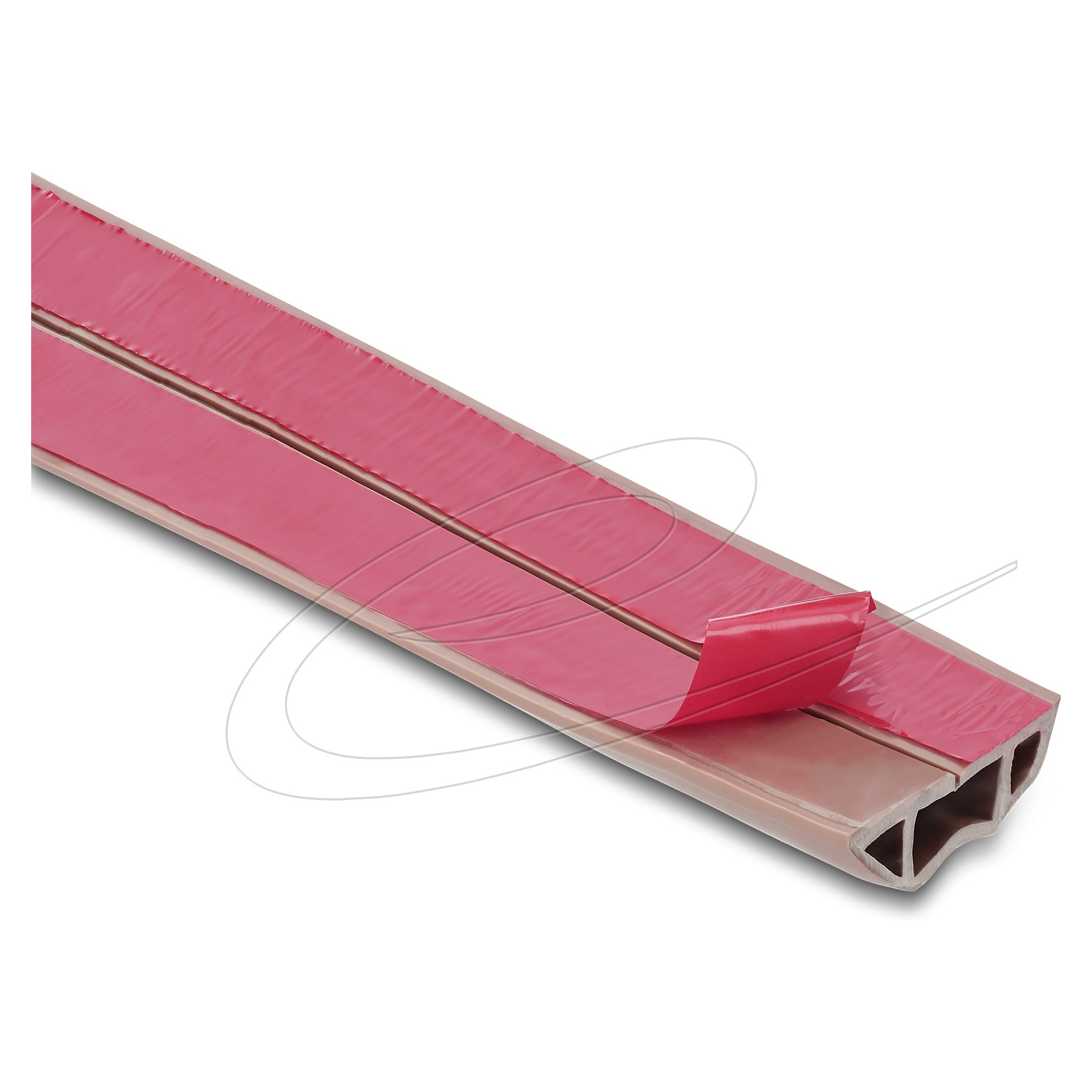Kanalica za kabele DELOCK Fleksibilna PVC (50 x 14 mm, 2 m, samoljepljiva, smeđa)