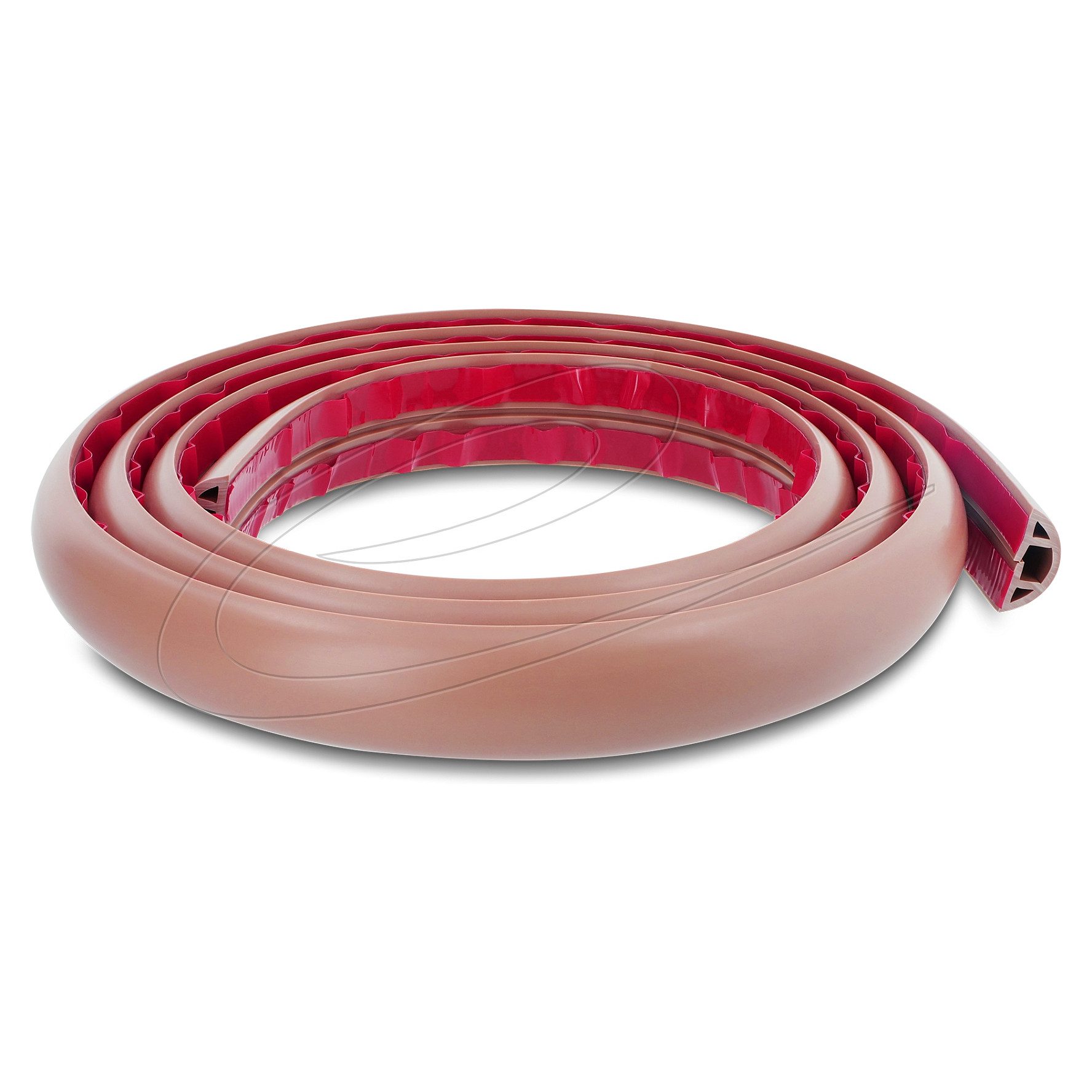 Kanalica za kabele DELOCK Fleksibilna PVC (50 x 14 mm, 2 m, samoljepljiva, smeđa)-1