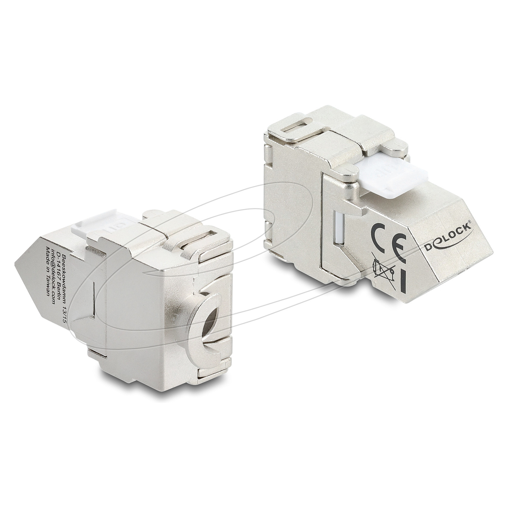 Keystone modul DELOCK 86278 (RJ45 na LSA, Cat.6A, oklopljen, bez alata)