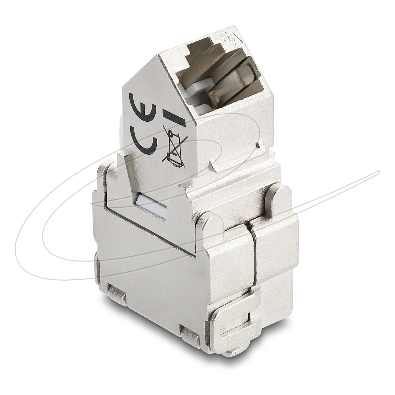 Keystone modul DELOCK 86278 (RJ45 na LSA, Cat.6A, oklopljen, bez alata)-1